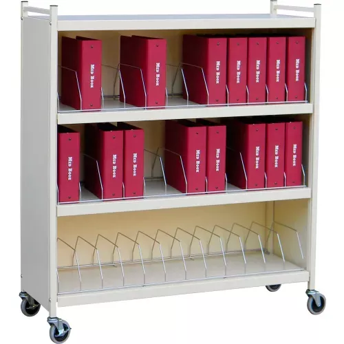 omnimed-large-vertical-cabinet-chart-rack-36-binder-capacity-beige Omnimed Large Vertical Cabinet Chart Rack, 36 Binder Capacity, Beige