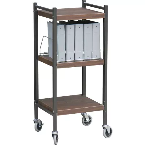 omnimed-mini-vertical-open-chart-rack-10-binder-capacity-woodgrain Omnimed Mini Vertical Open Chart Rack, 10 Binder Capacity, Woodgrain