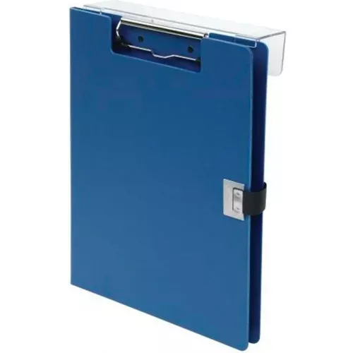 omnimed-overbed-covered-poly-clipboard-10-w-x-13-h-blue Omnimed Overbed Covered Poly Clipboard, 10"W x 13"H, Blue