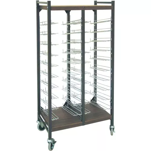 omnimed-standard-horizontal-open-chart-rack-20-binder-capacity-beige Omnimed Standard Horizontal Open Chart Rack, 20 Binder Capacity, Beige