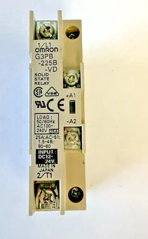 omron-g3pb-225b-vd-solid-state-relay-50-60hz-25a-240vac OMRON G3PB-225B-VD SOLID STATE RELAY 50/60HZ 25A 240VAC