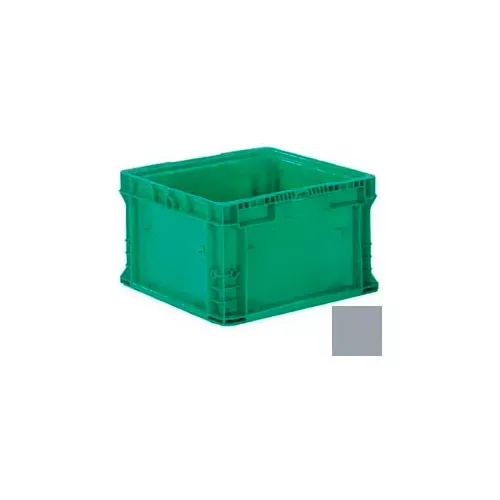 orbis-stakpak-modular-straight-wall-container-16-l-x-15-w-x-9-1-2-h-gray-polyeth ORBIS Stakpak Modular Straight Wall Container, 16"L x 15"W x 9-1/2"H, Gray, Polyethylene