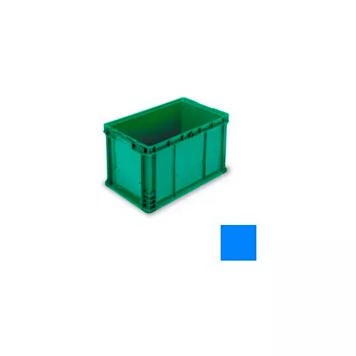 orbis-stakpak-modular-straight-wall-container-24-l-x-15-w-x-14-1-2-h-blue-polyet ORBIS Stakpak Modular Straight Wall Container, 24"L x 15"W x 14-1/2"H, Blue, Polyethylene