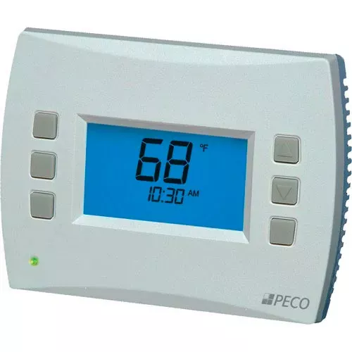 peco-performancepro-thermostat-programmable-2h-2c-24-vac-or-batt-power PECO PerformancePRO Thermostat, Programmable, 2H/2C, 24 VAC or Batt Power