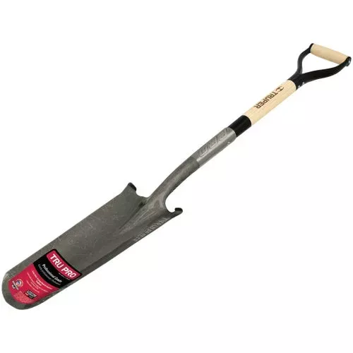 pep-16-rba-truper-pro-closed-back-drain-spade PEP-16-RBA Truper Pro Closed Back Drain Spade