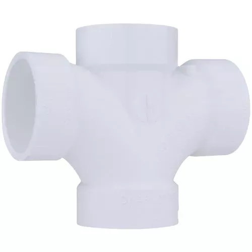 pvc-004280600ha-charlotte-pipe-double-sanitary-tee PVC 004280600HA Charlotte Pipe Double Sanitary Tee