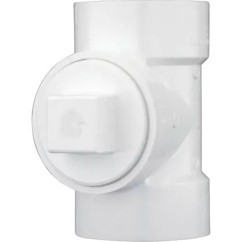 pvc-00444x-1000ha-charlotte-pipe-test-tee-with-toe-saver-plug PVC 00444X 1000HA Charlotte Pipe Test Tee with Toe Saver Plug