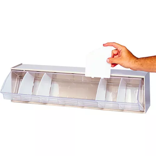 quantum-clear-divider-div400-dividable-tip-out-bin-pack-4 Quantum Clear Divider DIV400 For Dividable Tip Out Bin Pack of 4