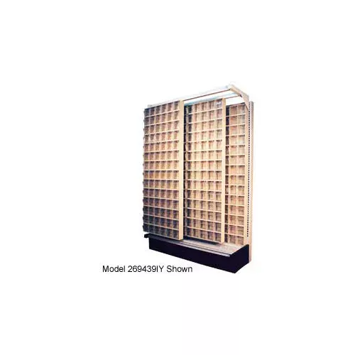 quantum-gondola-slider-system-complete-package-with-112-tip-out-bins-ivory Quantum Gondola Slider System Complete Package with 112 Tip Out Bins, Ivory
