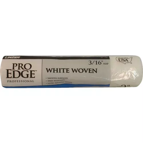 RC 100 0900 Linzer Pro Edge White Woven Roller Cover
