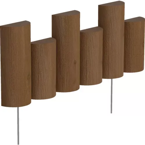 rc32b-greenes-fence-flexible-half-log-lawn-edging RC32B Greenes Fence Flexible Half-Log Lawn Edging