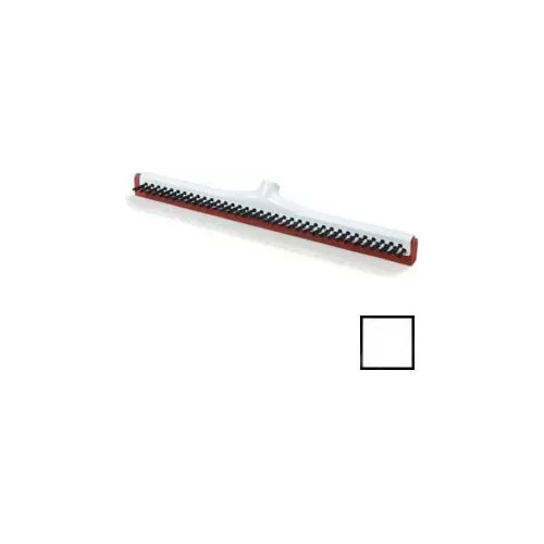 Red Double Rubber Squeegee W/Bristles 18" - White - 36781800 - Pkg Qty 10