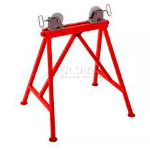 RIDGID Model No. Ar99 Adjustable Stand With Steel Rollers, 34"H