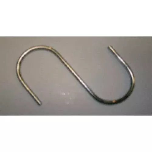 s-hook-3-l-metal-chrome-pkg-qty-30 S Hook, 3" L, Metal, Chrome - Pkg Qty 30