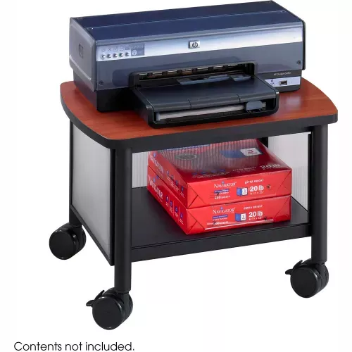 safco-products-1862bl-impromptu-under-table-printer-stand-cherry-black Safco Products 1862BL Impromptu Under Table Printer Stand, Cherry/Black