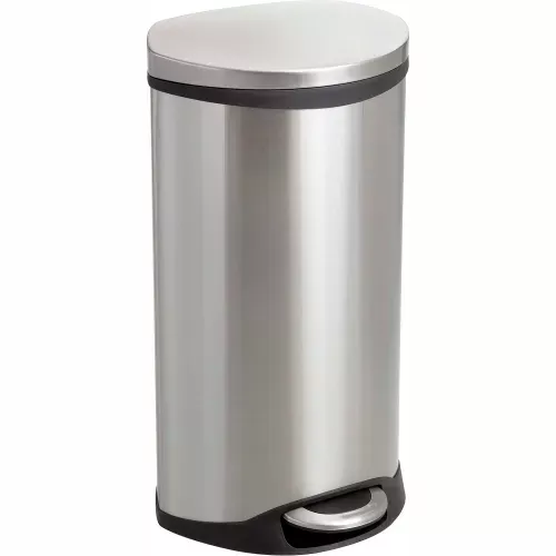 safco-step-on-receptacle-7-5-gallon-ss-9902ss Safco Step-On Receptacle, 7.5 Gallon SS - 9902SS