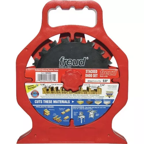 SD208S Freud Pro Dado Circular Saw Blade Set