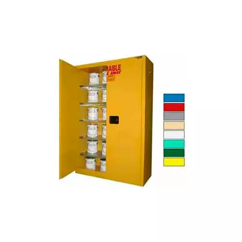 securall-60-gallon-self-close-paint-ink-cabinet-yellow Securall 60-Gallon, Self-Close,Paint/Ink Cabinet Yellow