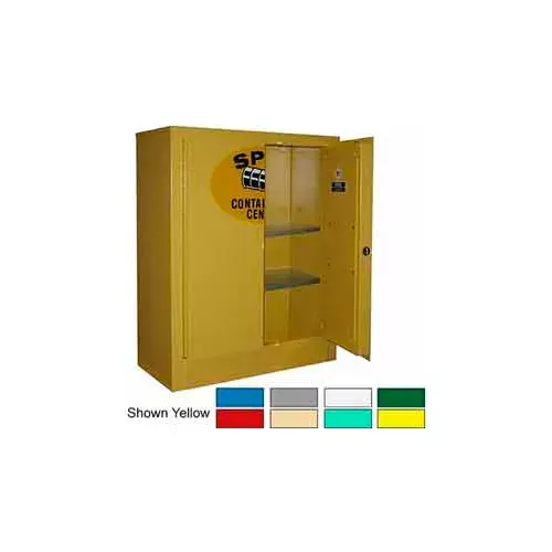 securall-wall-mountable-flammable-spill-containment-cabinet-gray Securall Wall Mountable, Flammable Spill Containment Cabinet Gray