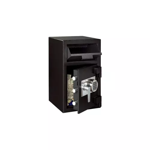 sentrysafe-front-loading-depository-safe-dh-109e-14-w-x-15-5-8-d-x-24-h-black SentrySafe Front Loading Depository Safe DH-109E - 14"W x 15-5/8"D x 24"H, Black