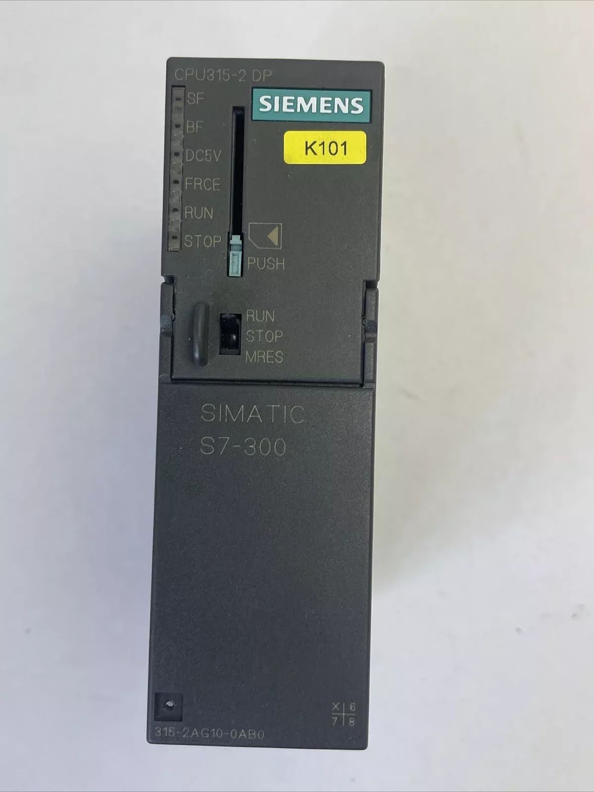 siemens-simatic-s7-300-1p-6es7-315-2ag10-0ab0-cpu-module-cpu315-2-dp SIEMENS SIMATIC S7-300 1P 6ES7 315-2AG10-0AB0 CPU MODULE CPU315-2 DP