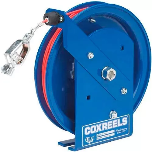spring-rewind-static-discharge-cable-reel-50-cable Spring Rewind Static Discharge Cable Reel: 50' Cable