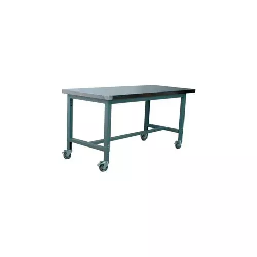 stackbin-1012-series-workbench-hardboard-over-stainless-steel-top-48-w-x-36-d-gr Stackbin 1012 Series Workbench, Hardboard Over Stainless Steel Top, 48"W x 36"D, Gray