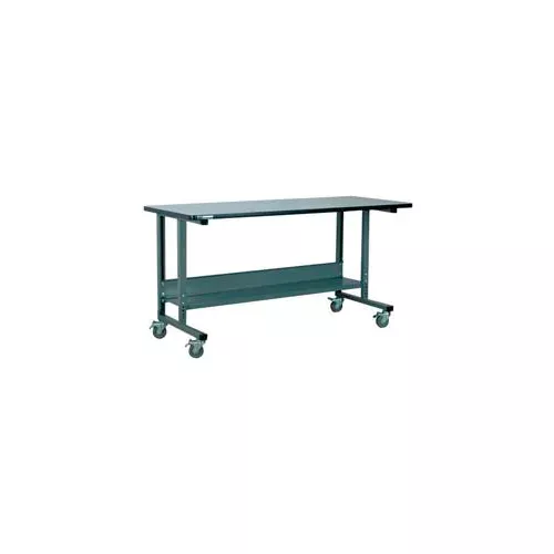 stackbin-2012-series-workbench-w-esd-top-t-molding-48-w-x-30-d-gray Stackbin 2012 Series Workbench W/ ESD Top & T Molding, 48"W x 30"D, Gray