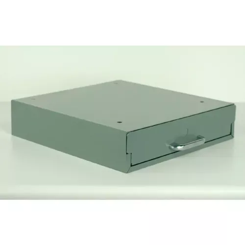 stackbin-stacking-steel-drawer-14-w-x-16-d-x-3-h-gray Stackbin Stacking Steel Drawer, 14"W x 16"D x 3"H, Gray