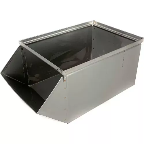 stackbin-stainless-steel-stacking-hopper-front-container-12-w-x-20-1-2-l-x-9-1-2 Stackbin Stainless Steel Stacking Hopper Front Container, 12"W x 20-1/2"L x 9-1/2"H
