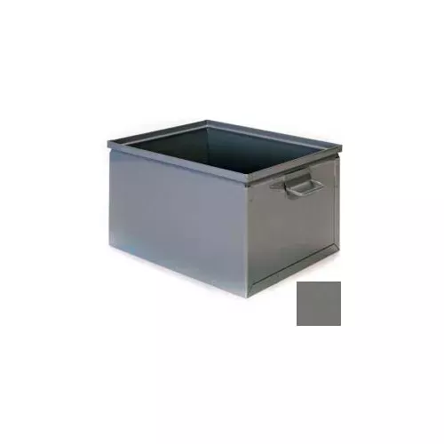 stackbin-steel-bin-1-6sx-18-w-x-25-l-x-12-h-stackbox-gray Stackbin Steel Bin 1-6SX - 18"W x 25"L x 12"H Stackbox, Gray
