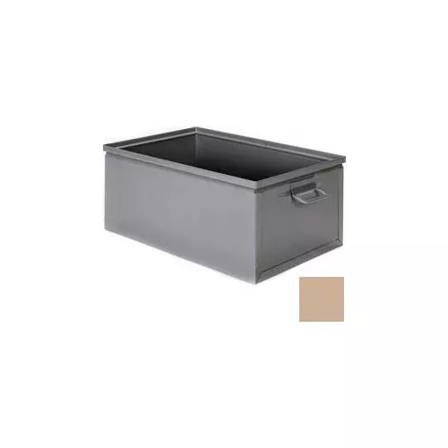 stackbin-steel-bin-1-854-15-w-x-24-l-x-10-h-stackbox-beige Stackbin Steel Bin 1-854 - 15"W x 24"L x 10"H Stackbox, Beige