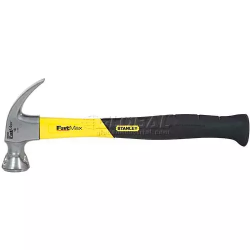 Stanley 51-505 FatMax Jacketed Graphite Hammer Curve Claw, 16 oz