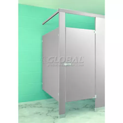 steel-complete-in-corner-compartment-36-wide-gray Steel Complete In-Corner Compartment 36" Wide - Gray