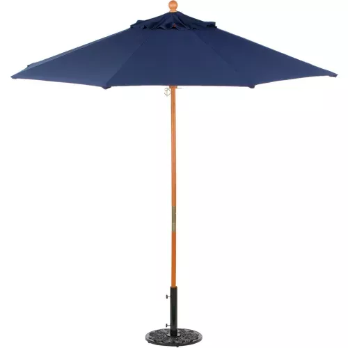 sunbrella-outdoor-market-umbrella-9-navy Sunbrella Outdoor Market Umbrella 9' - Navy