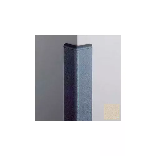Surface Mounted Corner Guard 90°, 2'' Wings, 4'H W/Caps, Bone