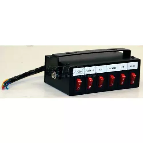 Switch Box, 6-Function, Illuminated-On