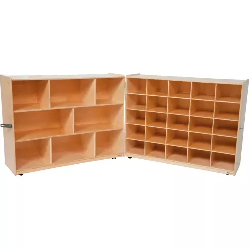 tray-shelf-folding-storage-without-trays Tray and Shelf Folding Storage without Trays