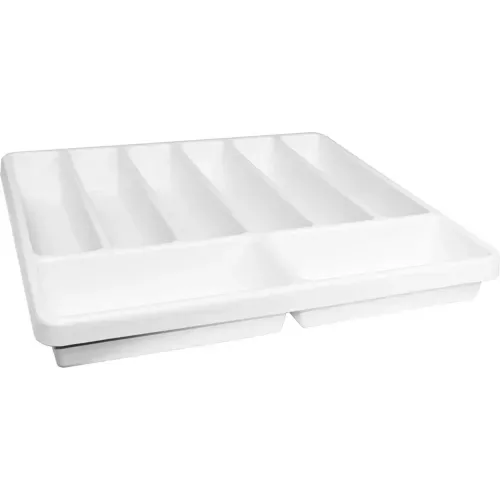 trippnt-white-polystyrene-big-8-compartment-drawer-organizer-19-w-x-18-d-x-2-h TrippNT White Polystyrene Big 8 Compartment Drawer Organizer, 19"W x 18"D x 2"H