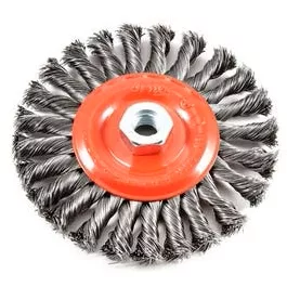 twist-knot-wire-wheel-brush-6-in Twist-Knot Wire Wheel Brush, 6-In.