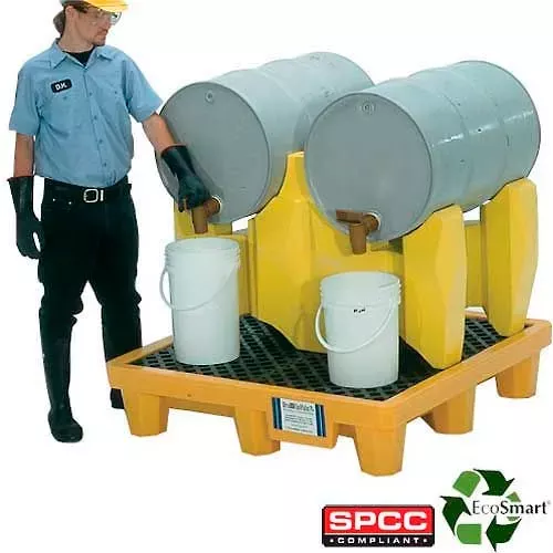 ultratech-ultra-drum-rack-2-drum-containment-system-2383-with-no-drain UltraTech Ultra-Drum Rack 2 Drum Containment System 2383 with No Drain