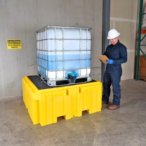 ultratech-ultra-ibc-spill-pallet-plus-with-drain UltraTech Ultra-IBC Spill Pallet Plus with Drain