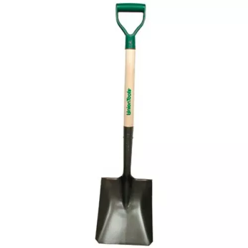 Union Tools 42106 8-5/8" Square Point Digging Shovel W/ D-Grip Handle