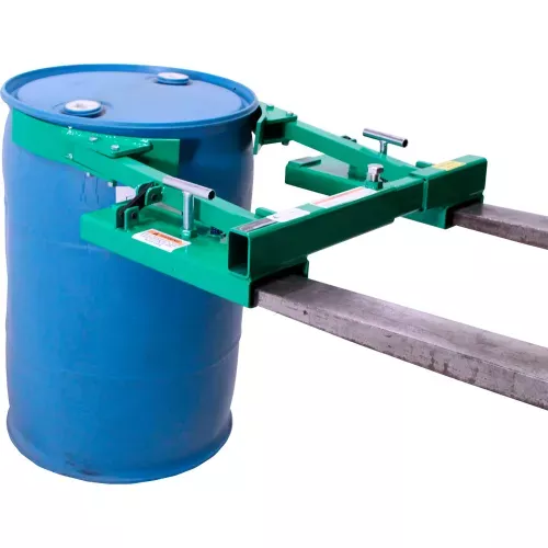 valley-craft-fork-mounted-forklift-drum-grab-1000-lb-capacity Valley Craft Fork Mounted Forklift Drum Grab, 1000 lb. Capacity