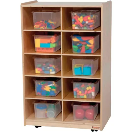 vertical-storage-with-ten-clear-trays Vertical Storage with Ten Clear Trays