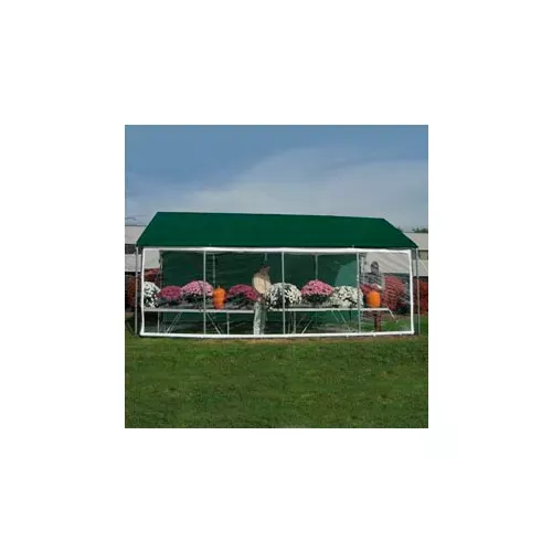 weathershield-commercial-canopy-14-w-x-20-l-gray WeatherShield Commercial Canopy 14'W x 20'L Gray