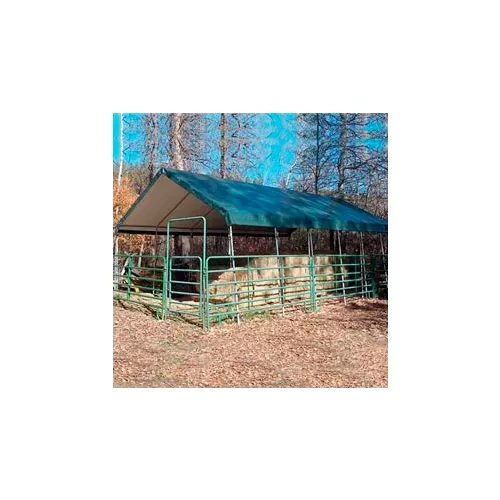 weathershield-commercial-canopy-18-w-x-20-l-green WeatherShield Commercial Canopy 18'W x 20'L Green