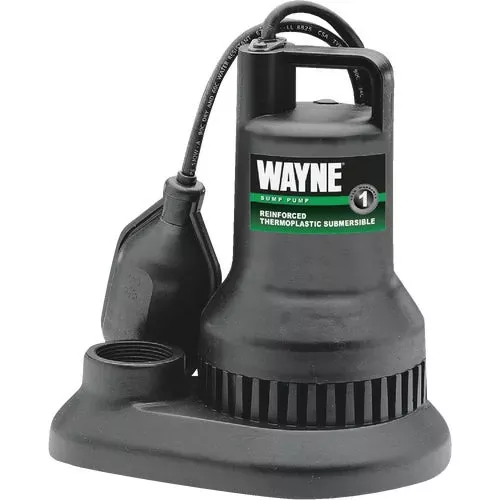 wst33-wayne-1-3-hp-plastic-submersible-sump-pump WST33 Wayne 1/3 HP Plastic Submersible Sump Pump