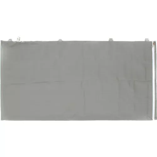 zip-duct-20-gray-straight-section-without-vents-5-long Zip-A-Duct™ 20" Gray Straight Section Without Vents - 5' Long