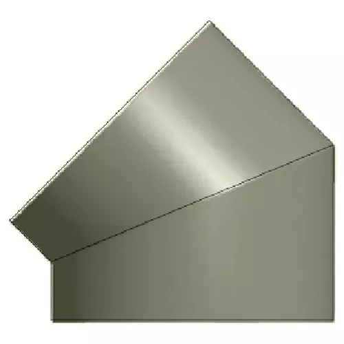 zip-duct-28-diameter-45-gray-left-hand-elbow Zip-A-Duct™ 28" Diameter 45 ° Gray Left Hand Elbow